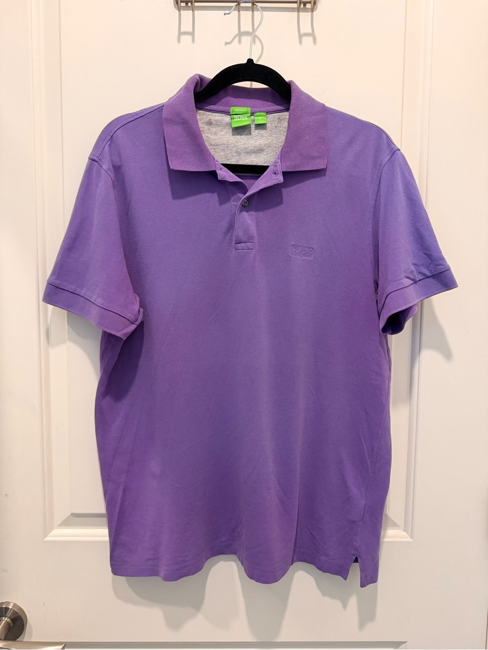 Hugo Boss Modern Fit Polo
Shirt Purple Men Size XL